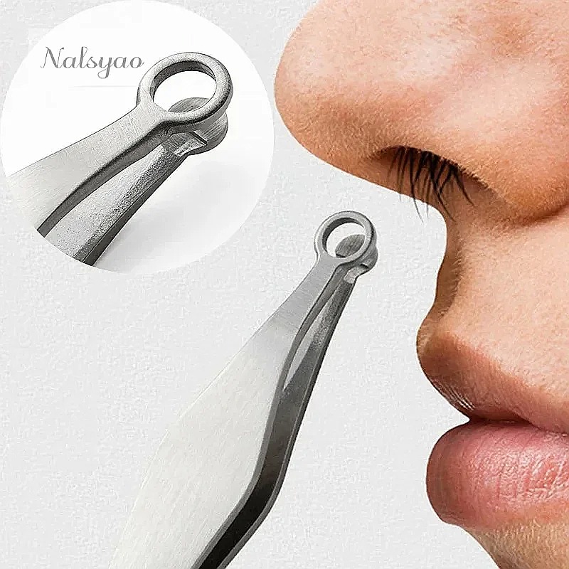 Nose Trimmer - 스테인리스 스틸 재질의 코털 정리용 핀셋,