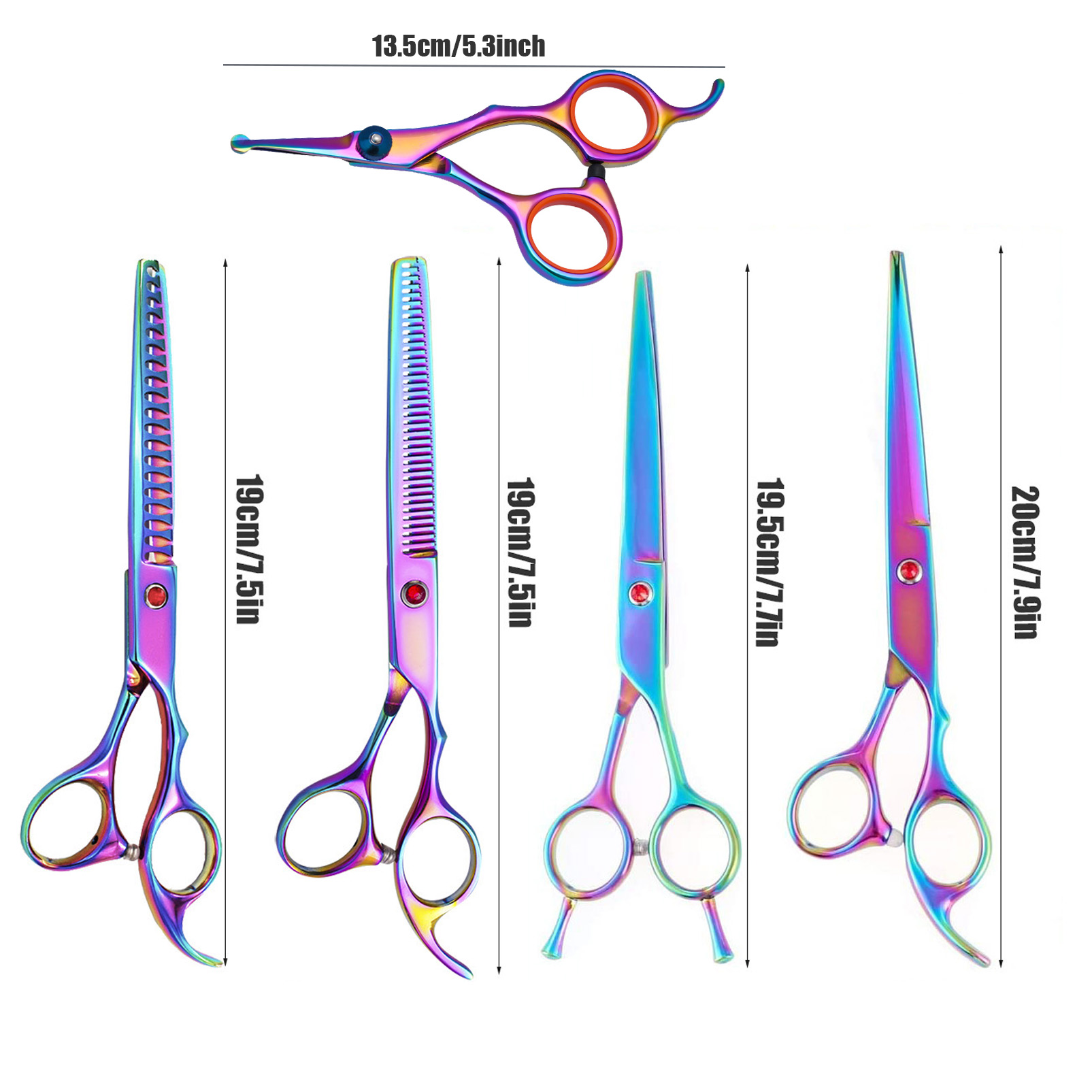 전문 애견 미용 가위 곡선형 및 직선형 가위, 얇게 자 - Grooming Scissors 리뷰 및 가격