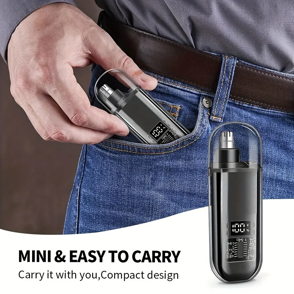 휴대용 USB Type C 고속 충전식 코털 및 귀털  - Nose Trimmer 리뷰 및 가격